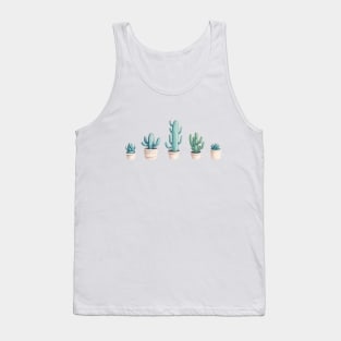 Watercolour cacti & succulents Tank Top